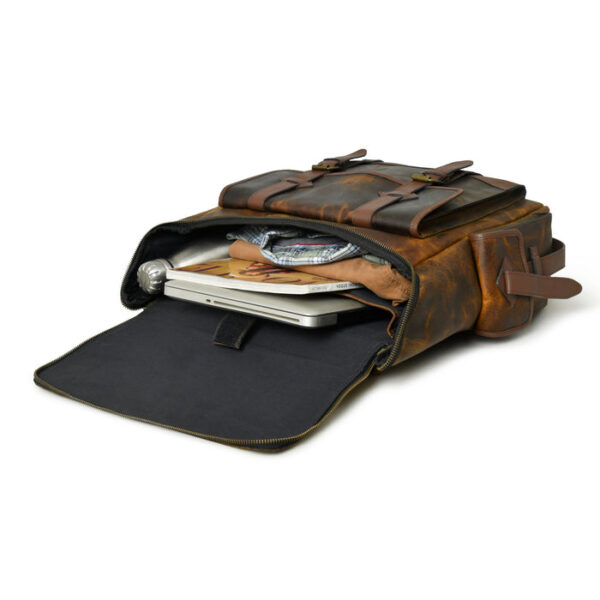 Men Leather Bag Travel Dopp Kit 22 - Image 2