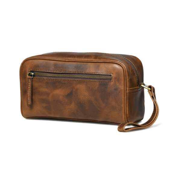 Men Leather Bag Travel Dopp Kit 332