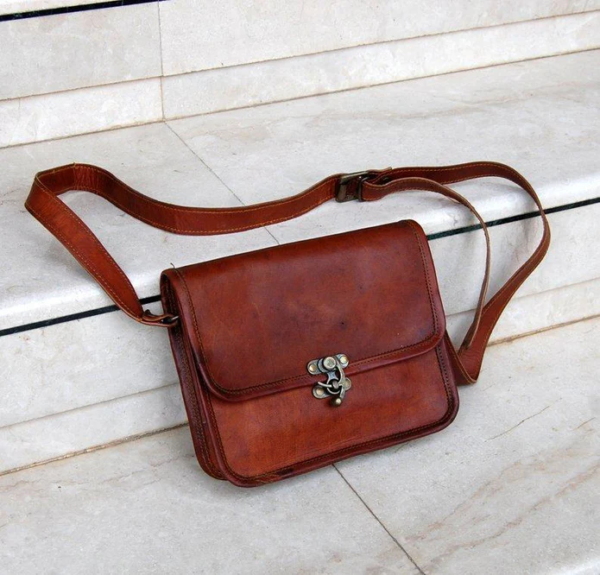 Men Leather Bag Small - Image 2