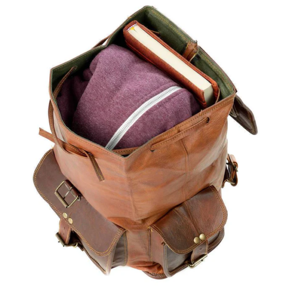 Men Leather Bag Hiking - Image 4