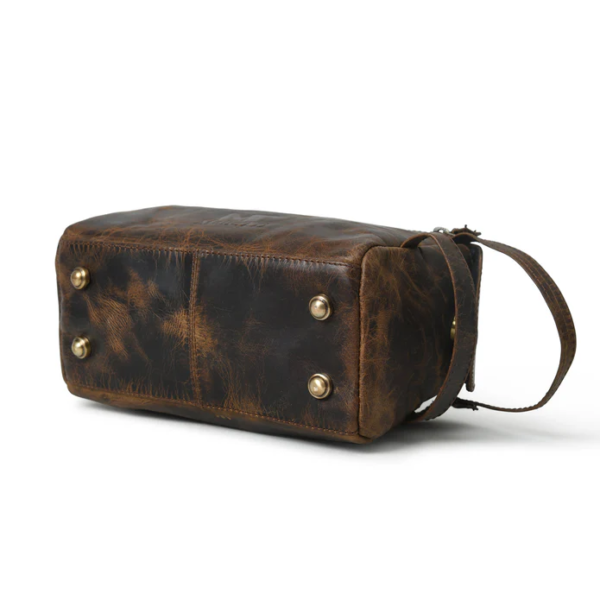 Men Leather Bag Toiletry - Image 3