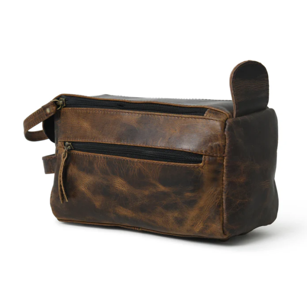 Men Leather Bag Toiletry