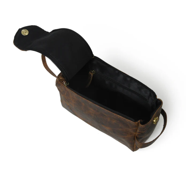 Men Leather Bag Toiletry - Image 4