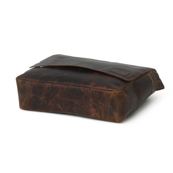 Men Leather Bag Travel Dopp Kit 352 - Image 2