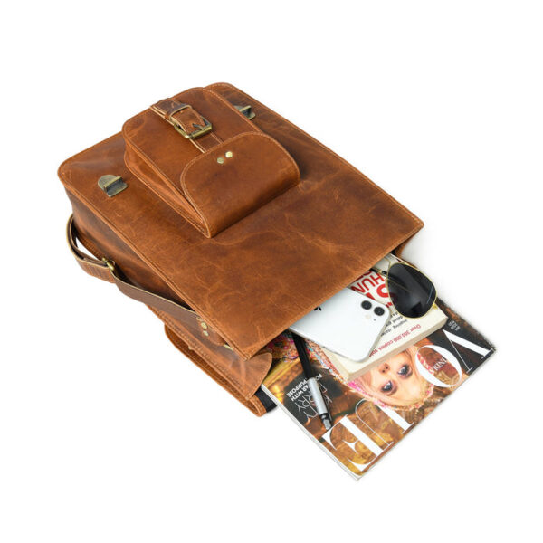 Men Leather Bag Travel Dopp Kit 349