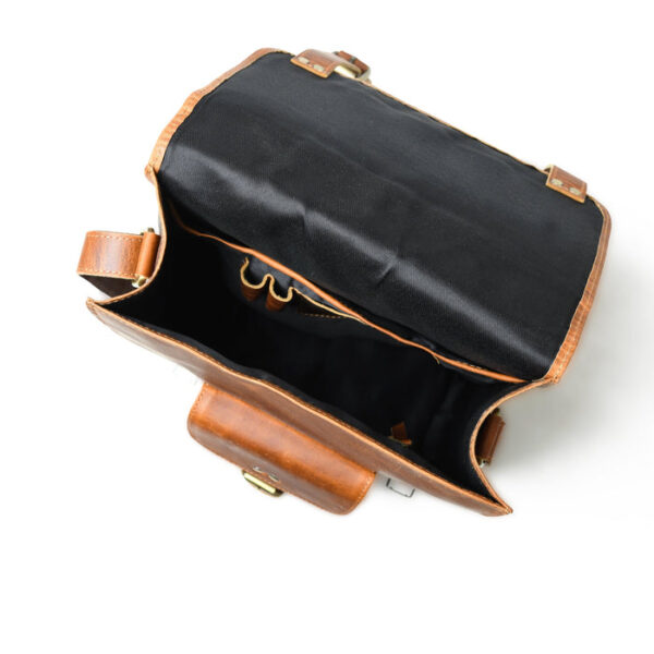 Men Leather Bag Travel Dopp Kit 349 - Image 4