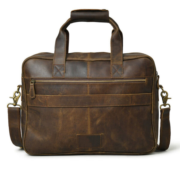 Men Leather Bag Travel Dopp Kit 348 - Image 4