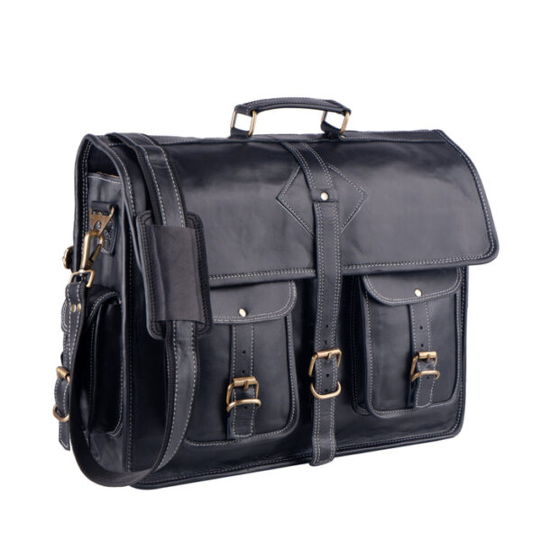 Men Leather Bag Travel Dopp Kit 344 - Image 3