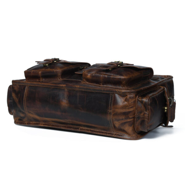 Men Leather Bag Travel Dopp Kit 359 - Image 3