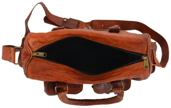 Men Leather Bag Travel Dopp Kit 356 - Image 3