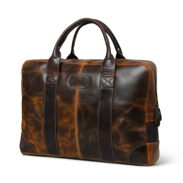 Men Leather Bag Travel Dopp Kit 342 - Image 4