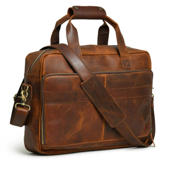 Men Leather Bag Travel Dopp Kit 30 457 - Image 2