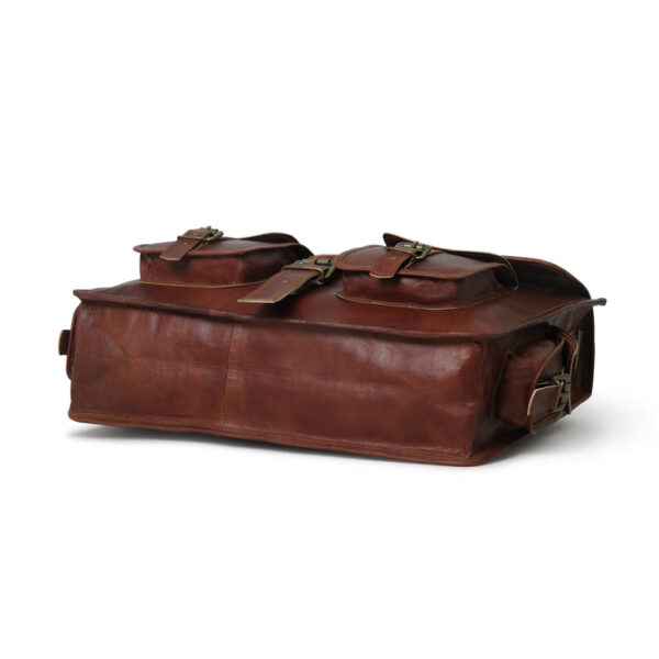 Men Leather Bag Travel Dopp Kit 3555 - Image 3