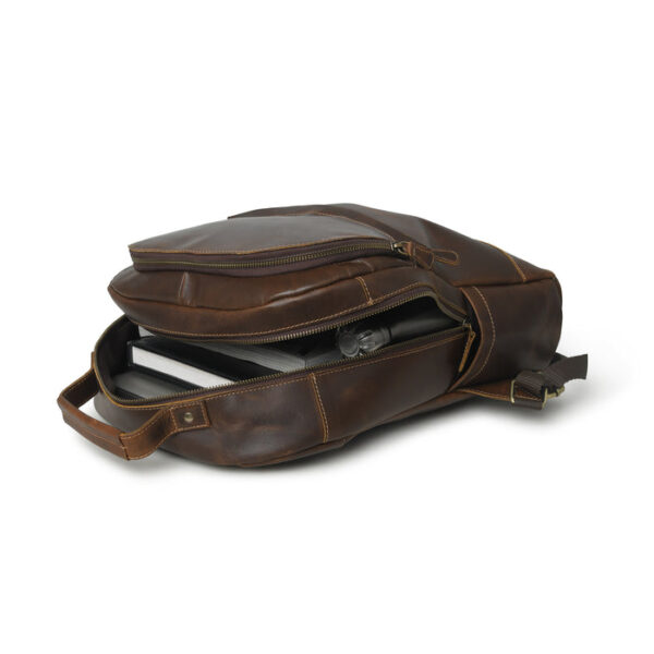 Men Leather Bag Travel Dopp Kit 30 451 - Image 3