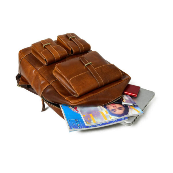 Men Leather Bag Travel Dopp Kit 30 524 - Image 3