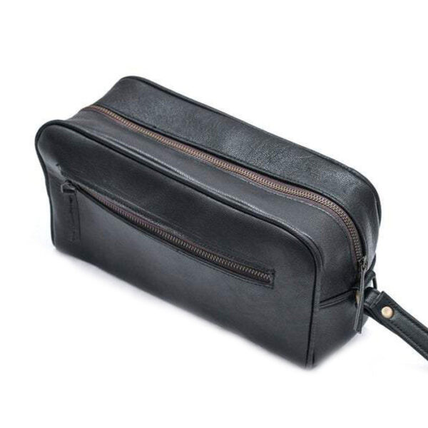 Men Leather Bag Travel Dopp Kit 30 617 - Image 4