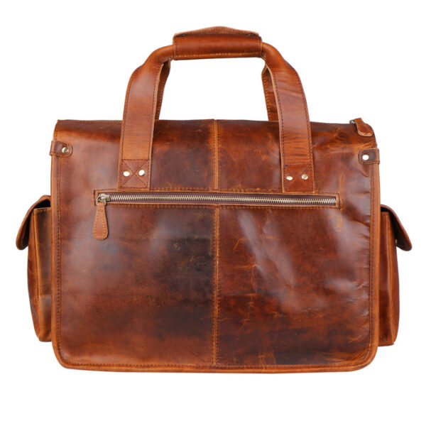 Men Leather Bag Travel Dopp Kit 30 605 - Image 4