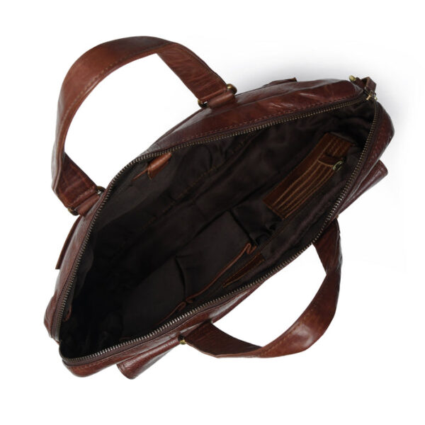 Men Leather Bag Travel Dopp Kit 30 716 - Image 3