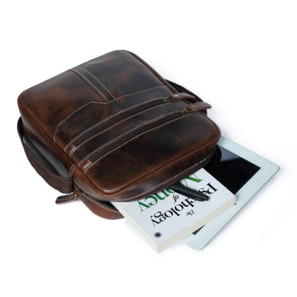 Men Leather Bag Travel Dopp Kit 30 724 - Image 3