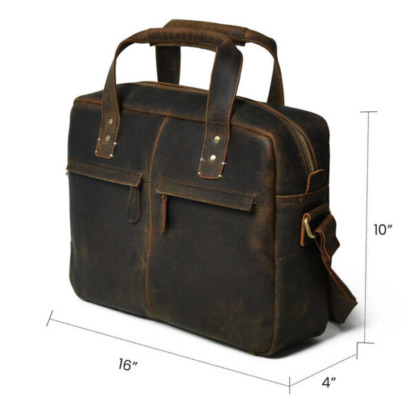 Men Leather Bag Travel Dopp Kit 30 710 - Image 4