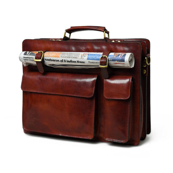 Men Leather Bag Travel Dopp Kit 30 708 - Image 4