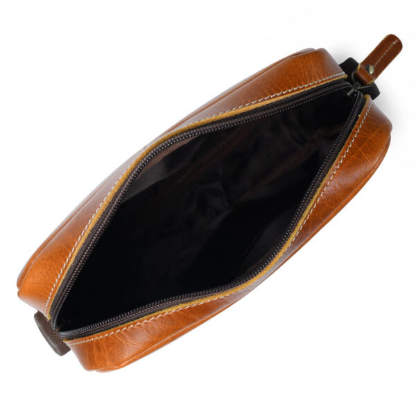 Men Leather Bag Travel Dopp Kit 30 815 - Image 2