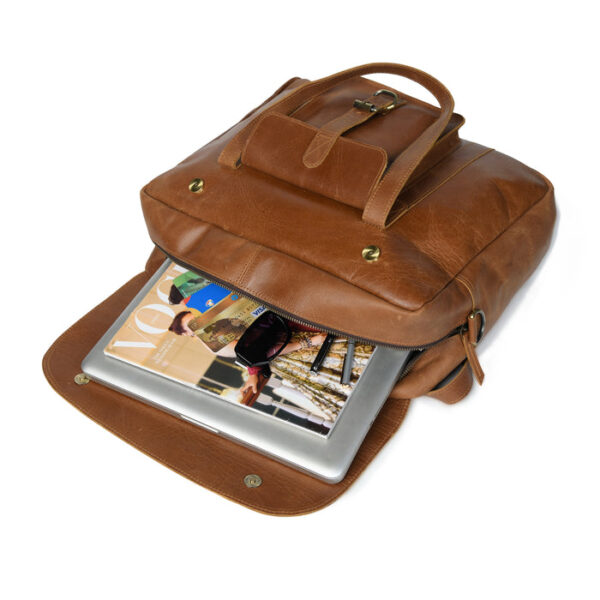 Men Leather Bag Travel Dopp Kit 30 812 - Image 4