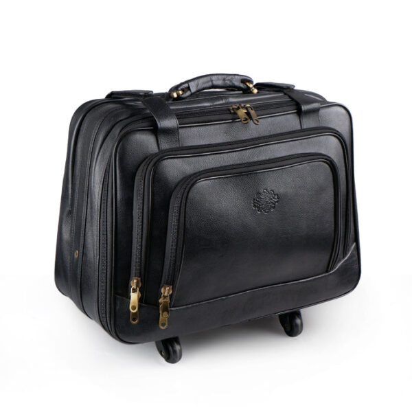 Men Leather Bag Travel Dopp Kit 30 907 - Image 3